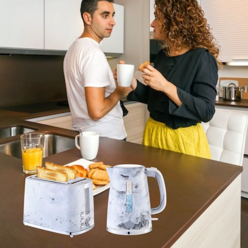SET DE HERVIDOR 1,7L + TOSTADORA DE PAN 2EN1 HOGAR LAU - 5