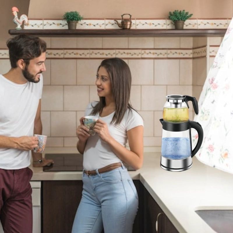 SET DE HERVIDOR 2L + TETERA CON INFUSOR 1L HOGAR COCINA LAU - 5