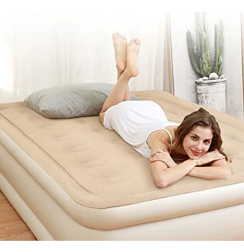 COLCHON INFLABLE INDIVIDUAL DOBLE ALTO 100×190×40CM  LAU - 7
