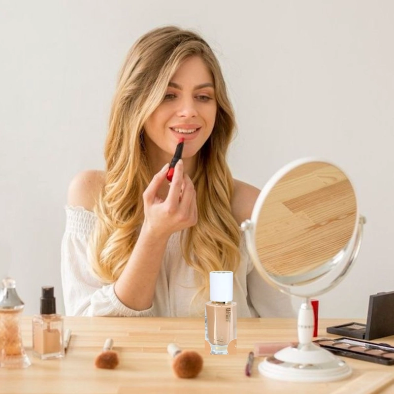 PACK 12 BASES DE MAQUILLAJE LIKE ME 35ML ACABADO NATURAL LAU - 9
