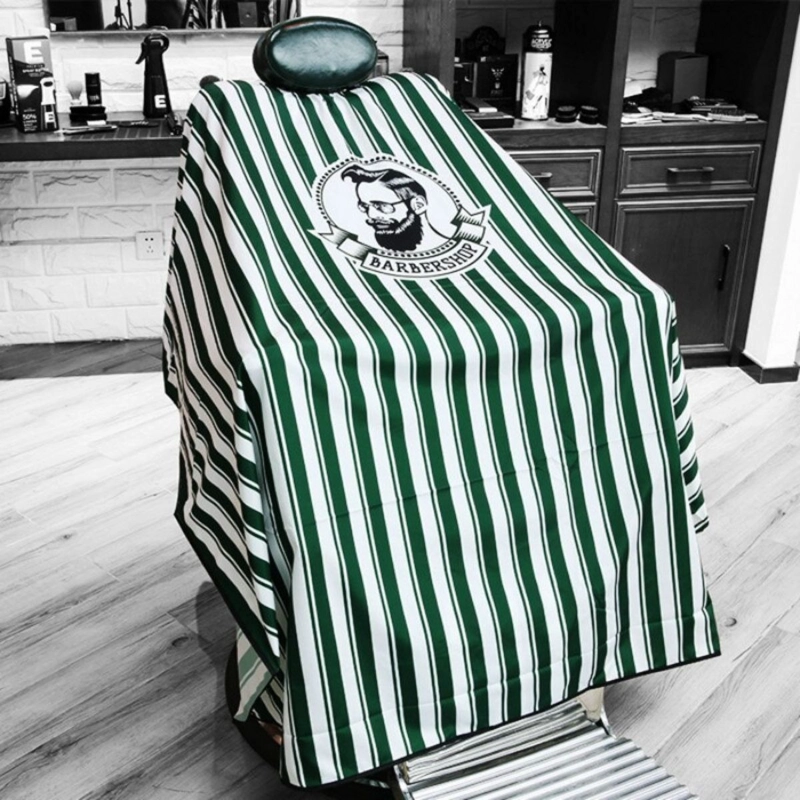 CAPA DE BARBERIA PROFESIONAL LARGA TALLA UNICA CORTES LAU - 8
