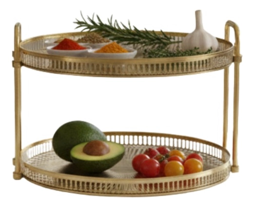 BANDEJA DECORATIVA HOGAR ORGANIZADOR DISEÑO VERSATIL JHN - 3