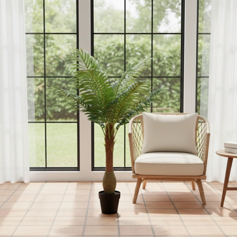 PLANTA ARTIFICIAL DECORATIVA PALMERA TROPICAL ADORNO JHN - 8