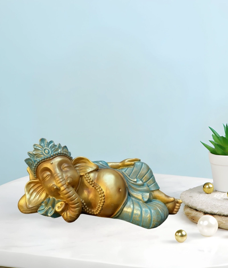 ESTATUA DECORATIVA GANESHA ADORNO HINDU FIGURA JHN - 2