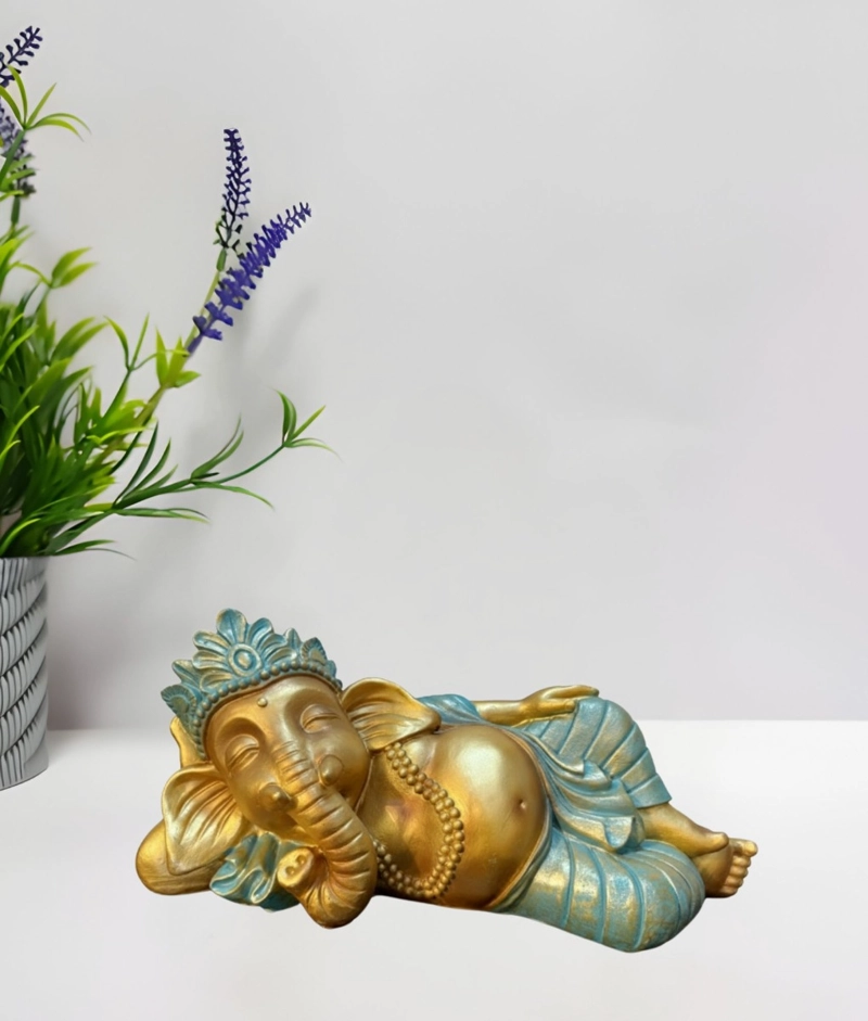 ESTATUA DECORATIVA GANESHA ADORNO HINDU FIGURA JHN - 8