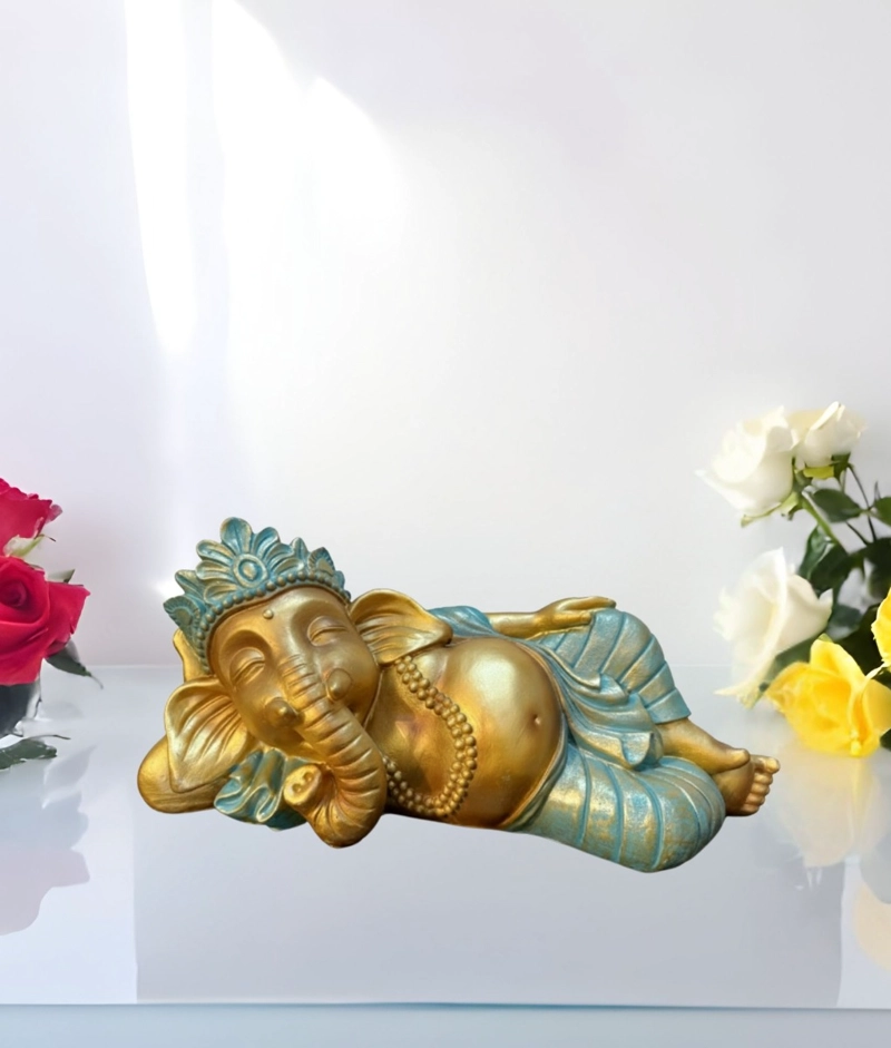 ESTATUA DECORATIVA GANESHA ADORNO HINDU FIGURA JHN - 10