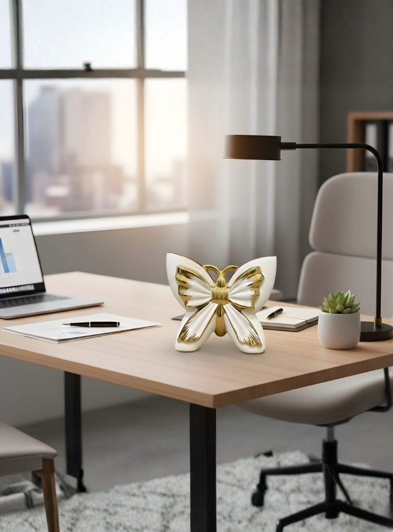 FLORERO DECORATIVO DISEÑO FIGURA MARIPOSA MODERNA JHN - 8