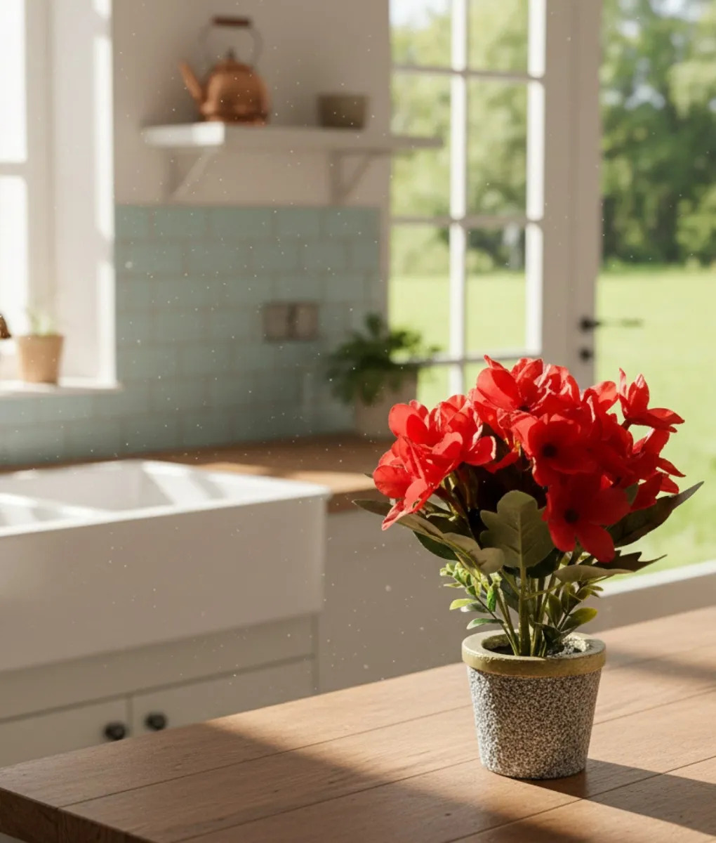 PLANTA ARTIFICIAL DECORATIVA HORTENSIAS ADORNO HOGAR JHN - 2