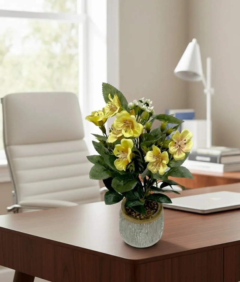 PLANTA DECORATIVA ARTIFICIAL ESTILO FLORAL CAMPIÑA JHN - 10