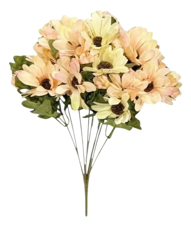 SET 2 FLORES ARTIFICIALES RAMO CAMPESTRE DECORATIVO JHN - 1