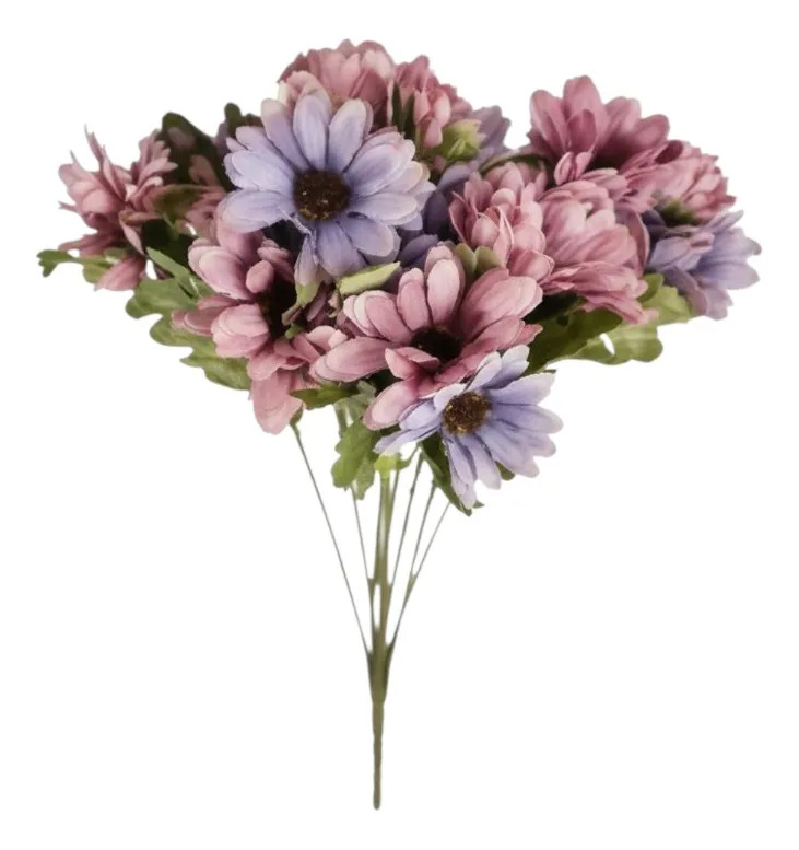 SET 2 FLORES ARTIFICIALES RAMO CAMPESTRE DECORATIVO JHN - 3