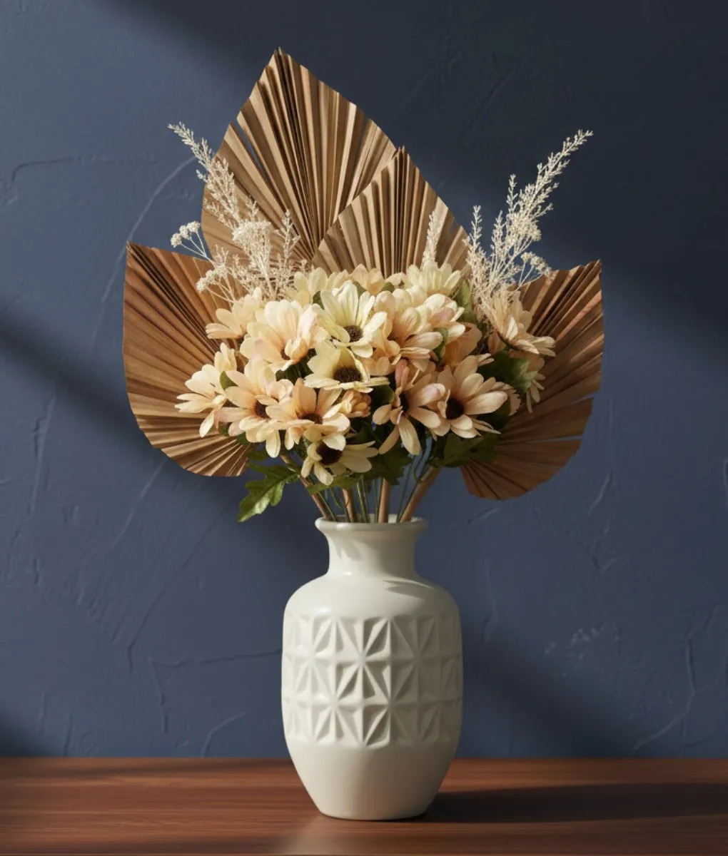 SET 2 FLORES ARTIFICIALES RAMO CAMPESTRE DECORATIVO JHN - 7