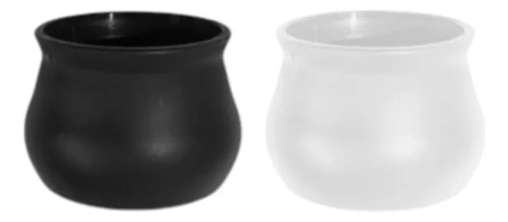 SET 7 MACETERO DECORATIVO MODERNO DISEÑO CURVO VERSATIL JHN - 3