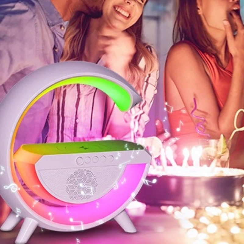 PARLANTE PORTATIL LUCES RGB BLUETOOTH MUSICA INALAMBRICA LAU - 9