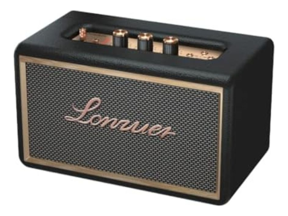 PARLANTE PORTATIL ALTAVOZ RETRO INALAMBRICO CLASICO LAU - 3