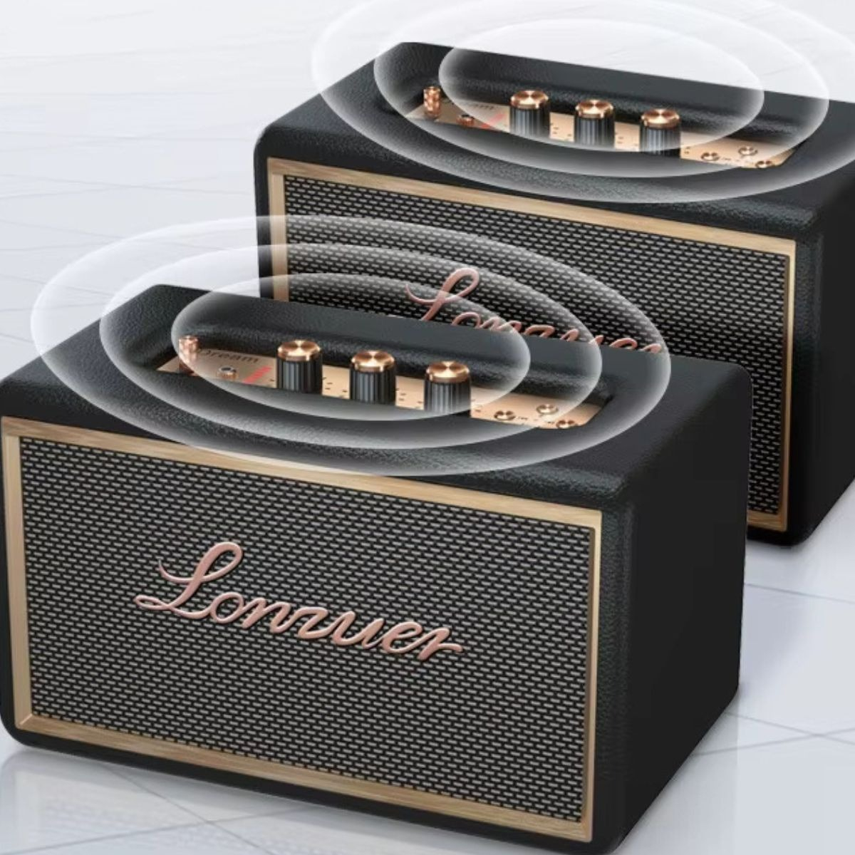 PARLANTE PORTATIL ALTAVOZ RETRO INALAMBRICO CLASICO LAU - 8