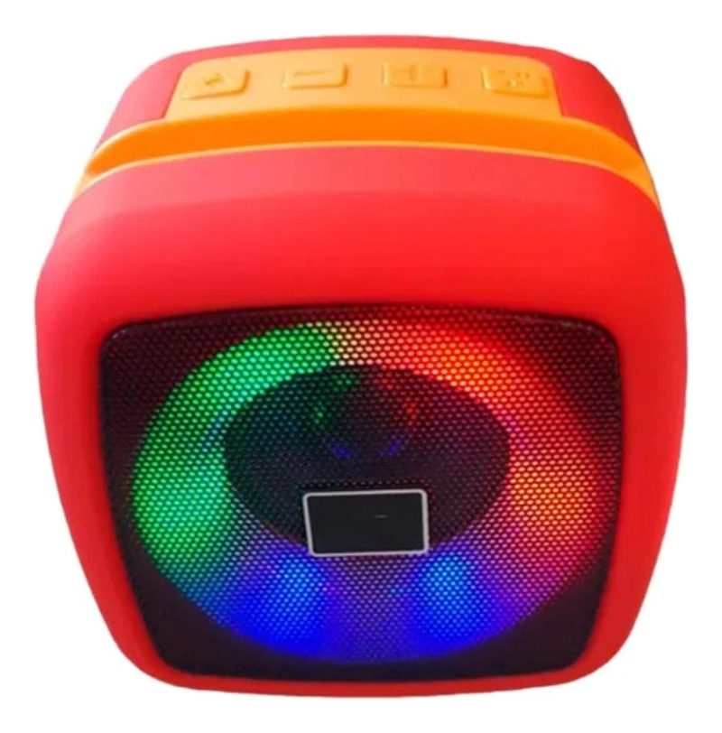 PARLANTE PORTATIL RECARGABLE CON LUCES LED 5W MUSICA LAU - 4