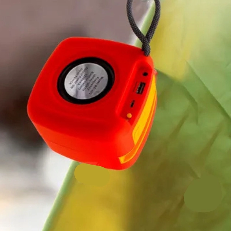 PARLANTE PORTATIL RECARGABLE CON LUCES LED 5W MUSICA LAU - 7
