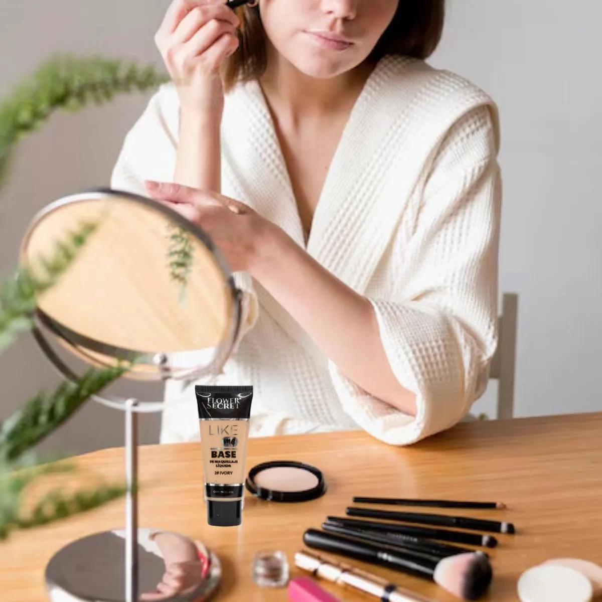 PACK 4 BASES DE MAQUILLAJE LIQUIDA LIKE ME 35G LAU - 3