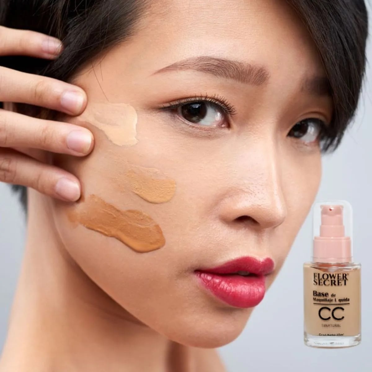 PACK DE 12 BASES DE MAQUILLAJE LIQUIDO ROSTRO BELLEZA LAU - 1