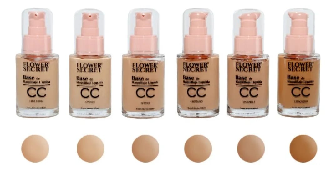 PACK DE 12 BASES DE MAQUILLAJE LIQUIDO ROSTRO BELLEZA LAU - 4