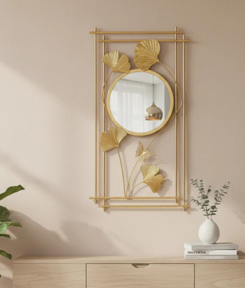 ESPEJO PARED DECORATIVO ESTILO INSPIRACION BOTANICA JHN - 6