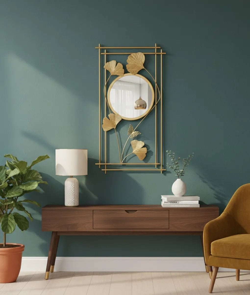 ESPEJO PARED DECORATIVO ESTILO INSPIRACION BOTANICA JHN - 7