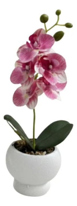 FLOR ARTIFICIAL DECORATIVA ORQUIDEA ADORNO FLORAL JHN - 1