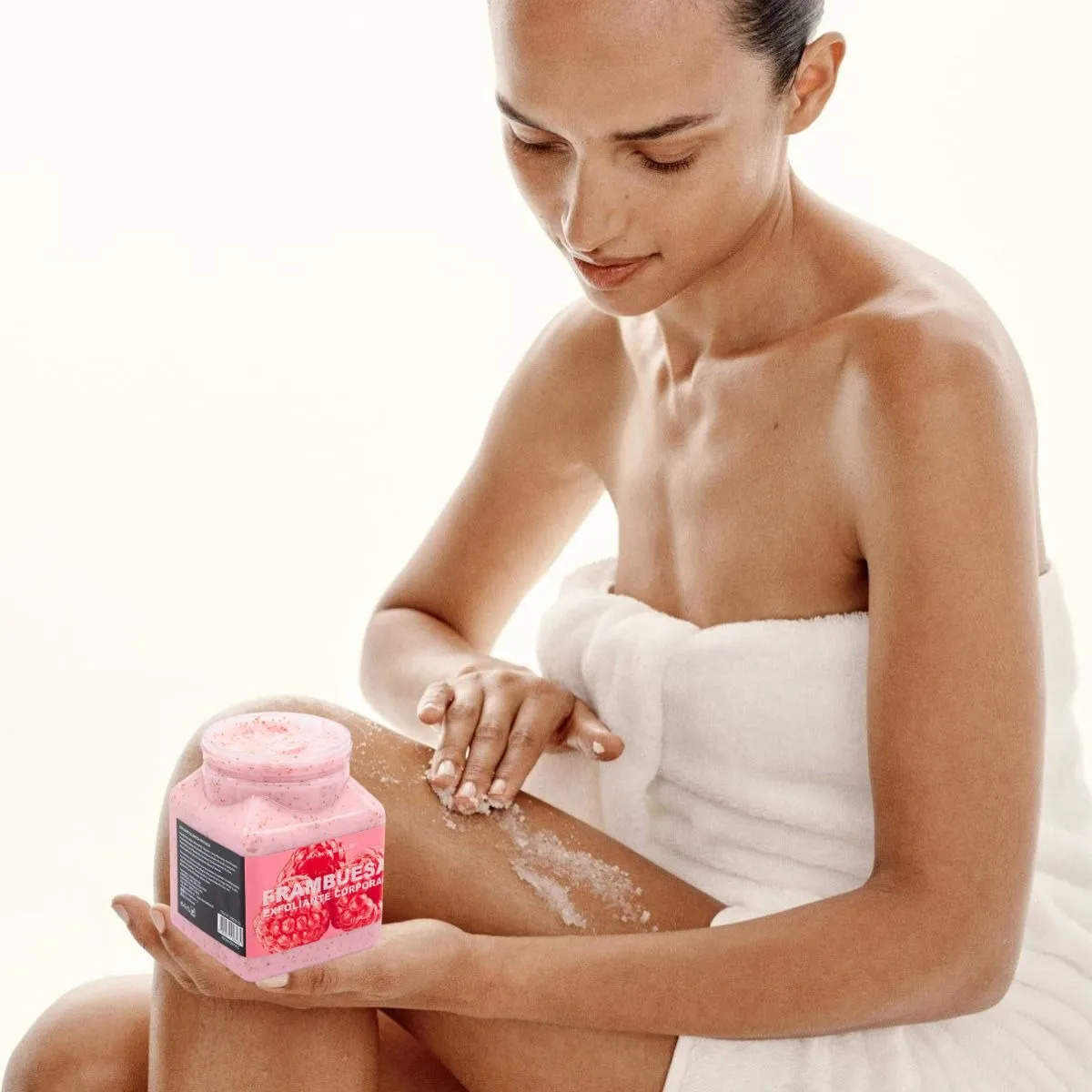 SET 2 EXFOLIANTES CORPORAL FRAMBUESA TODO TIPO DE PIEL  LAU - 2