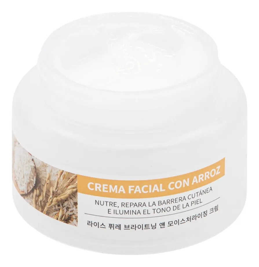 CREMA FACIAL NUTRITIVA EXTRACTO DE ARROZ HIDRATA REPARA LAU - 3