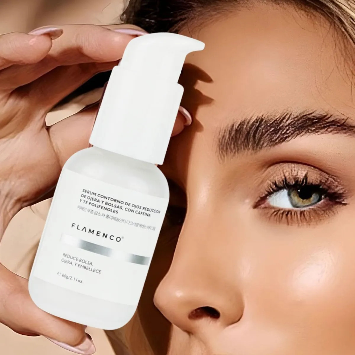 SERUM FACIAL CONTORNOS DE OJOS CAFE  Y TE REVITALIZA LAU - 3