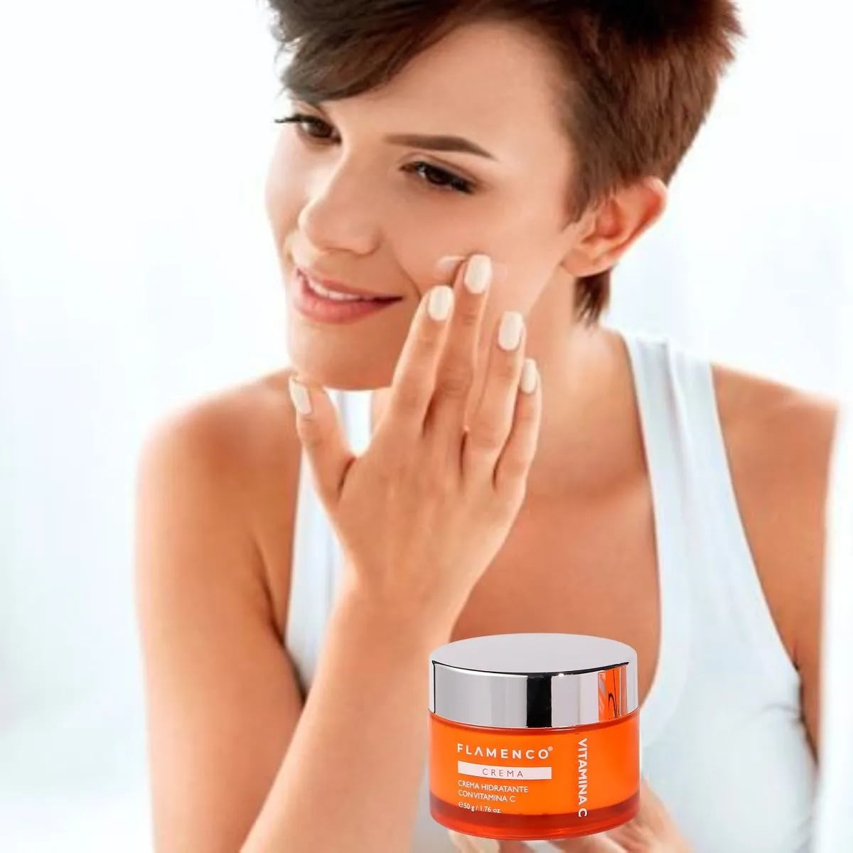 CREMA FACIAL HIDRATANTE VITAMINA C ILUMINADORA LAU - 7