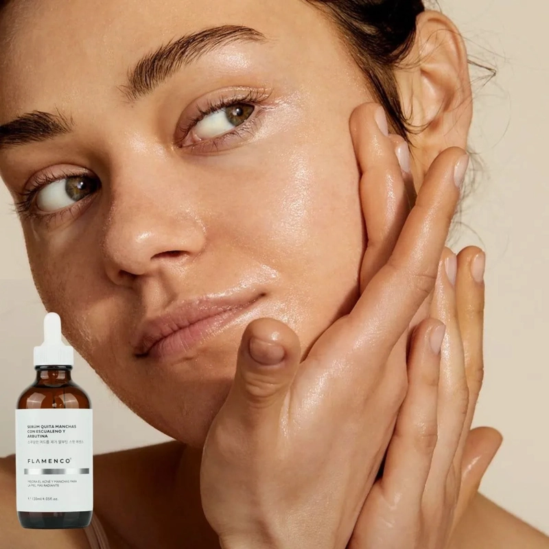 SERUM FACIAL DESPIGMENTANTE ANTIACNE ESCUALENO ARBUTINA LAU - 2
