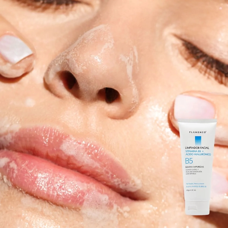 SET 2 LIMPIADOR FACIAL VITAMINA B5 CON ACIDO HIALURONICO LAU - 2