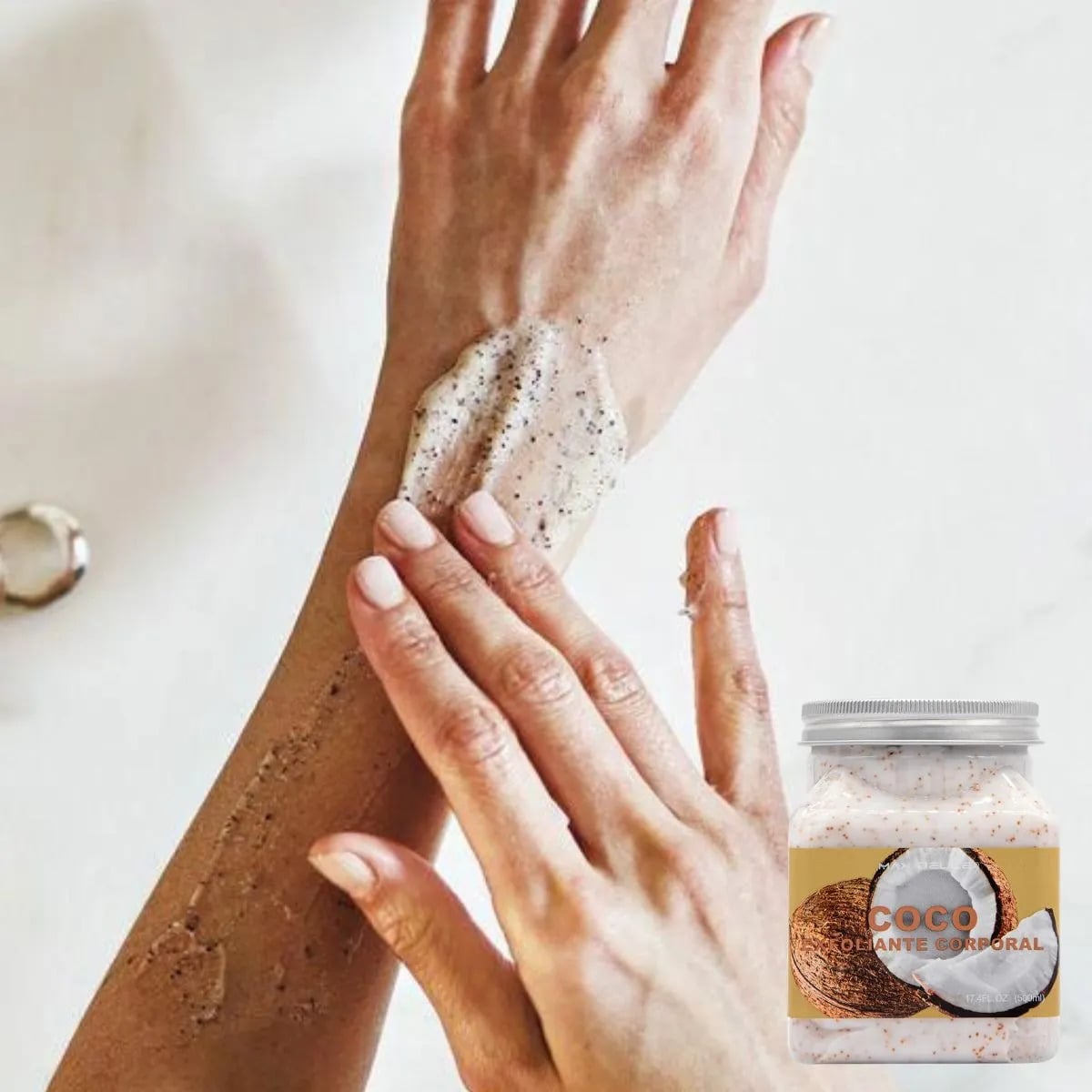SET 2 EXFOLIANTES CORPORAL DE COCO REVITALIZA PIEL LAU - 1