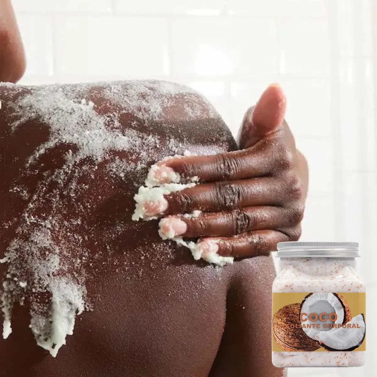 SET 2 EXFOLIANTES CORPORAL DE COCO REVITALIZA PIEL LAU - 8