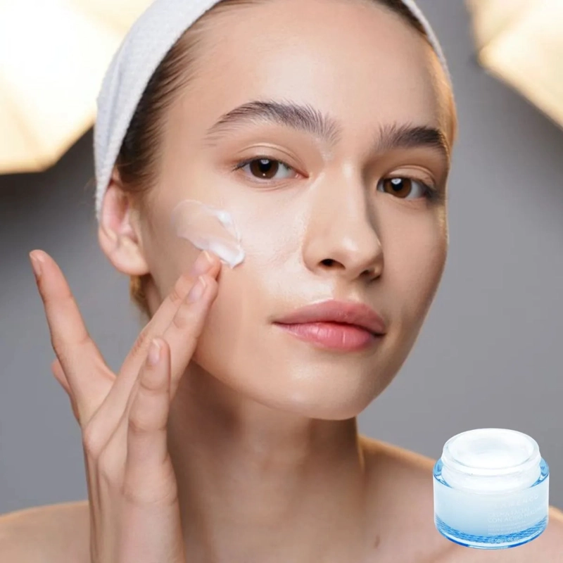 CREMA FACIAL HIDRATANTE CON ACIDO HIALURONICO BELLEZA LAU - 1
