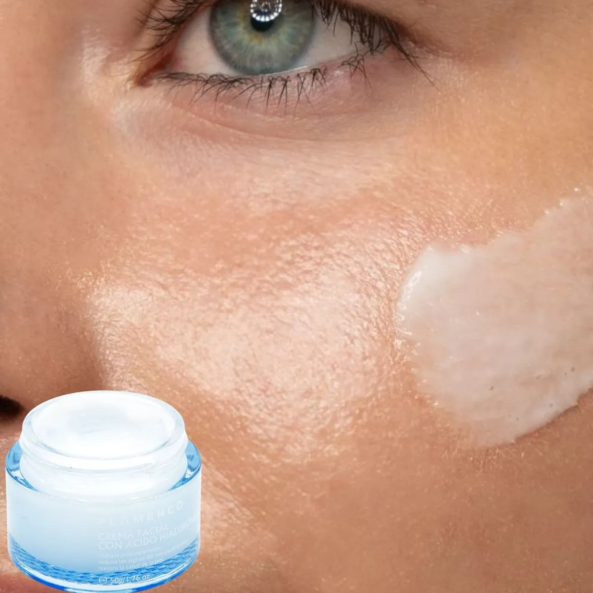 CREMA FACIAL HIDRATANTE CON ACIDO HIALURONICO BELLEZA LAU - 6