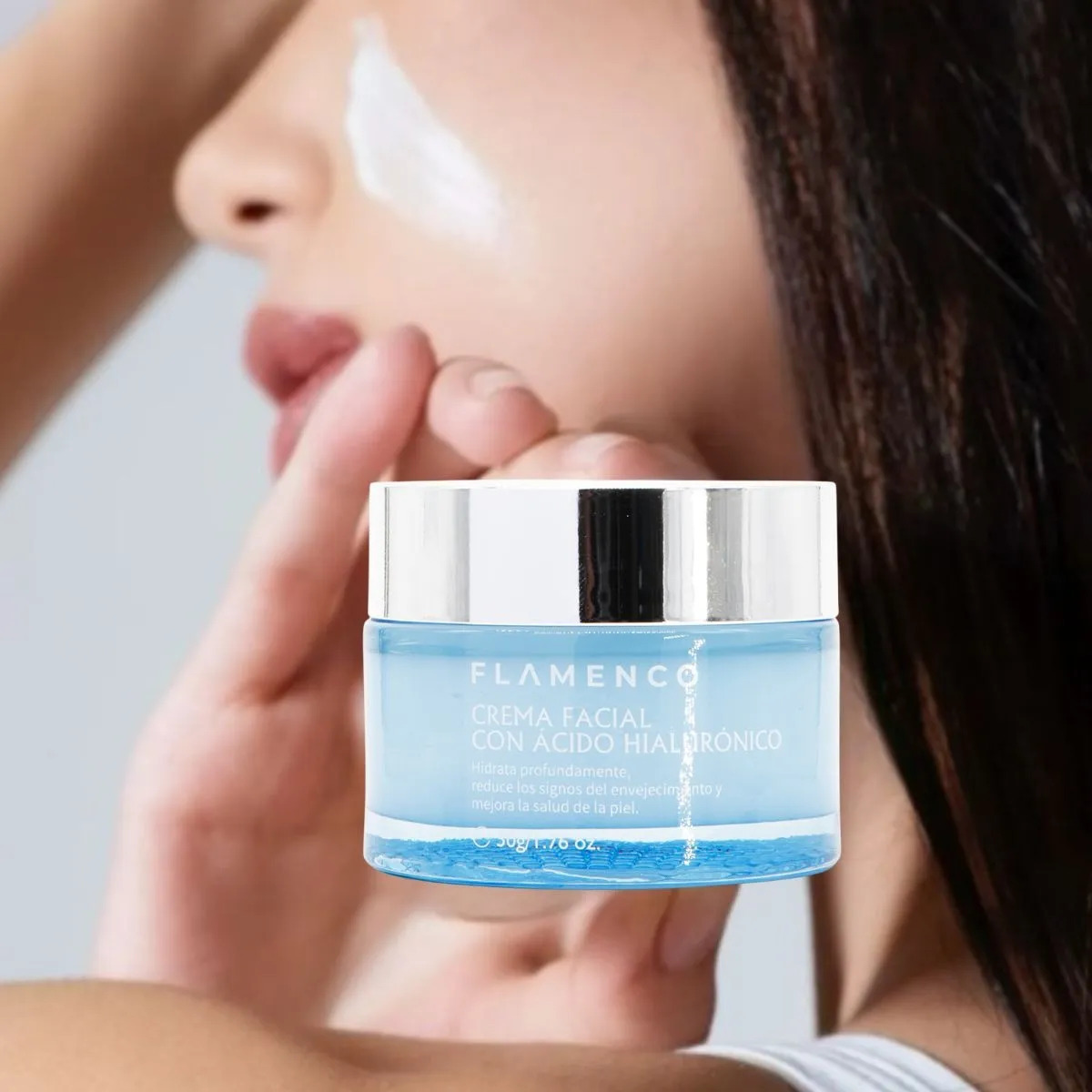 CREMA FACIAL HIDRATANTE CON ACIDO HIALURONICO BELLEZA LAU - 7