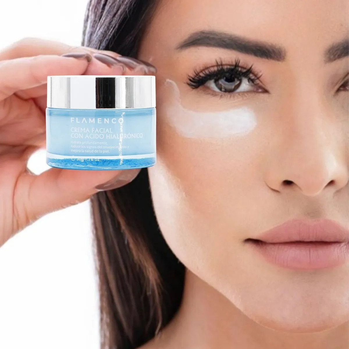 CREMA FACIAL HIDRATANTE CON ACIDO HIALURONICO BELLEZA LAU - 9