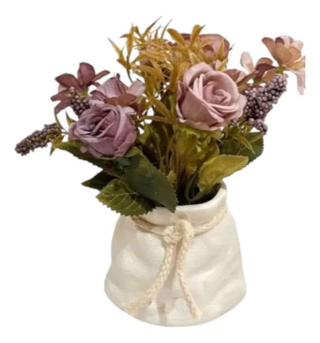 PLANTA DECORATIVA ARTIFICIAL ESTILO RUSTICO ROMANTICO JHN - 1