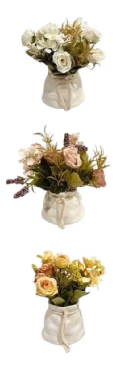 PLANTA DECORATIVA ARTIFICIAL ESTILO RUSTICO ROMANTICO JHN - 2