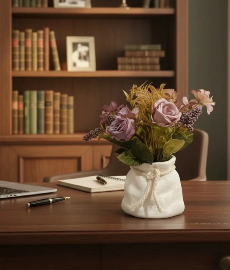 PLANTA DECORATIVA ARTIFICIAL ESTILO RUSTICO ROMANTICO JHN - 10