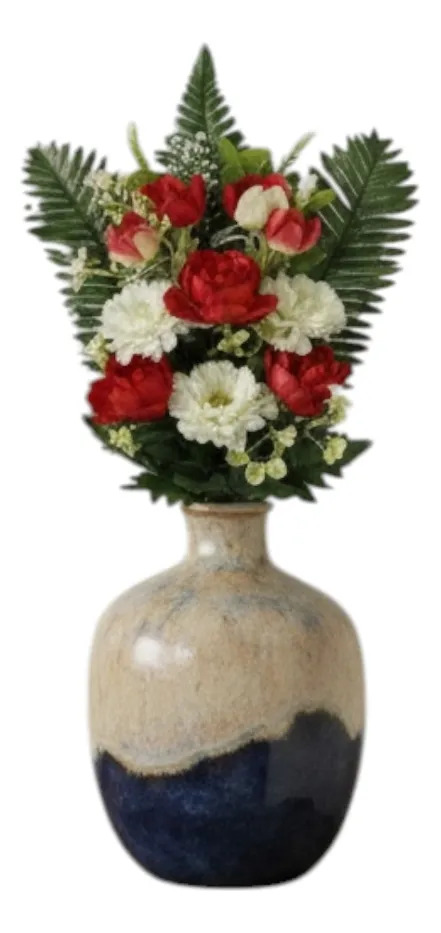 SET 2 RAMO FLORAL ARTIFICIAL ELEGANCIA HOGAR DECORATIVO JHN - 3
