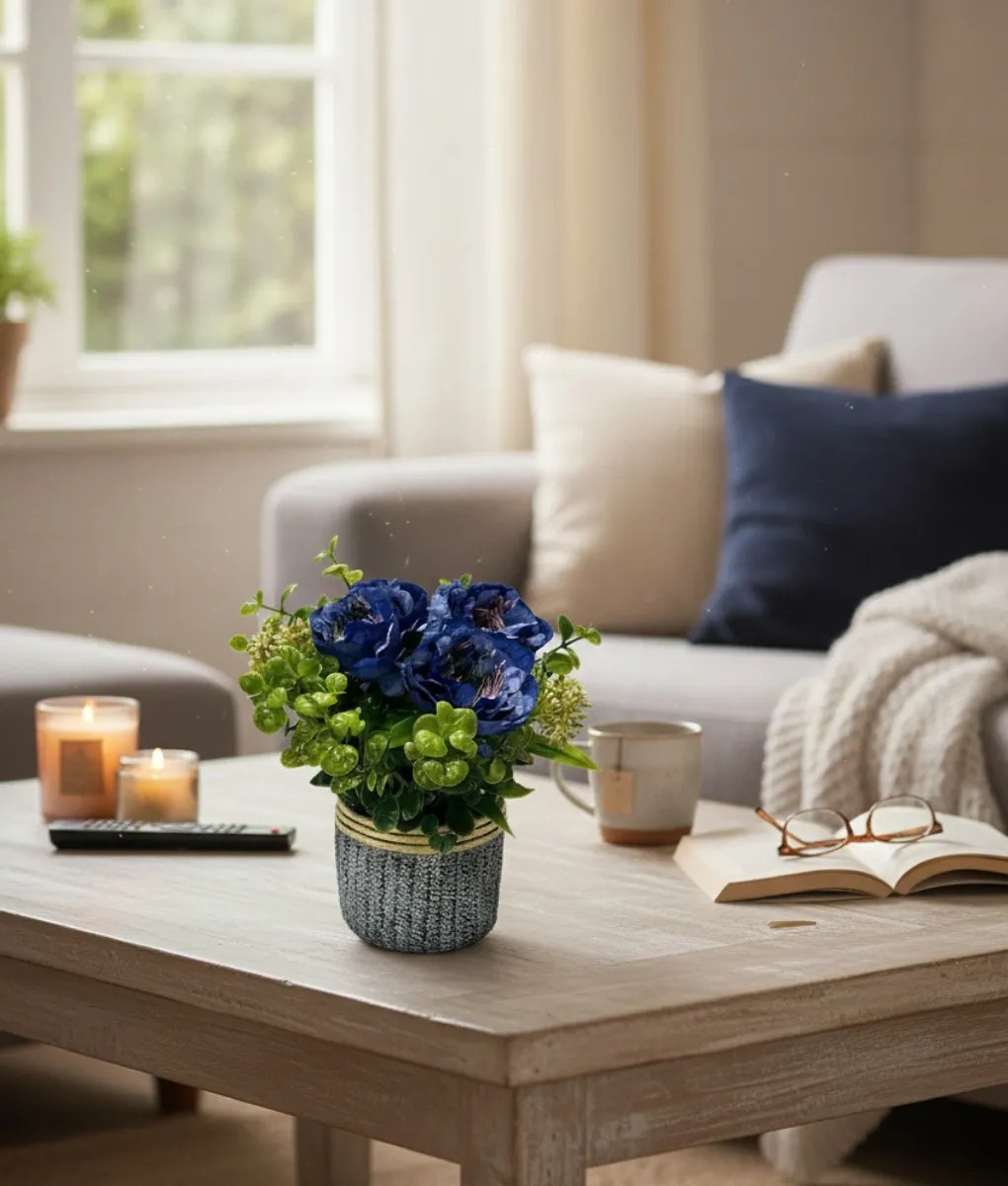 PLANTA ARTIFICIAL DECORATIVA BELLEZA FLORAL ADORNO JHN - 9