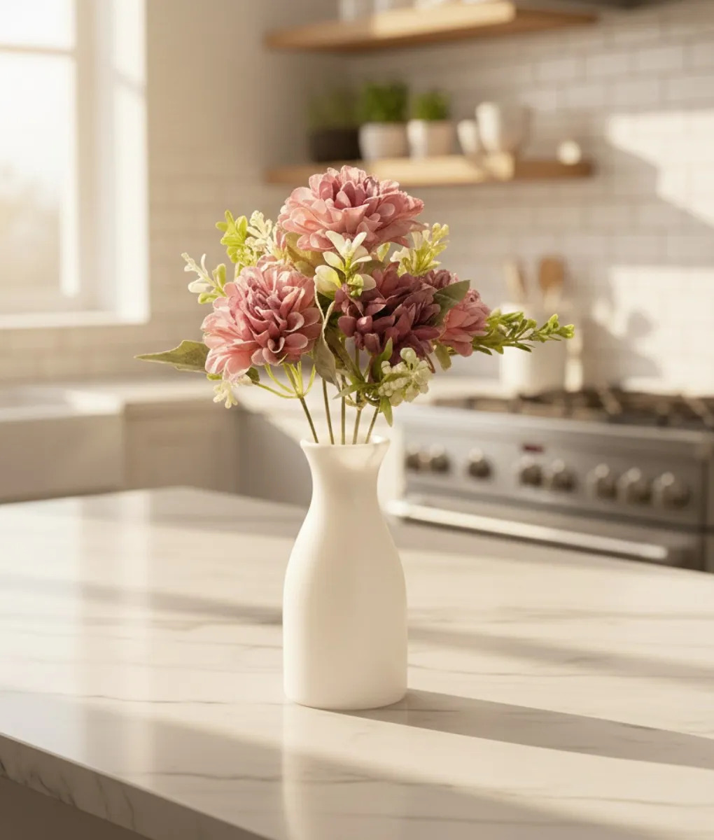 SET 4 RAMO FLORAL ARTIFICIAL FANTASIA ENCANTO CAMPESTRE JHN - 7