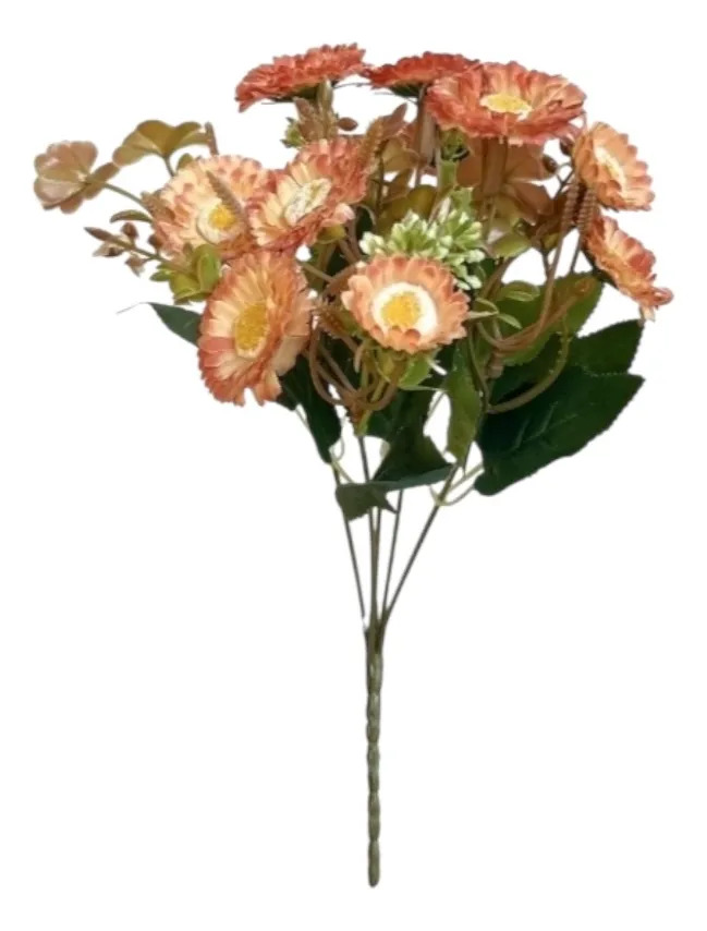 SET 4 RAMO FLORES ARTIFICIALES FRESCURA ENCANTO ADORNO JHN - 1