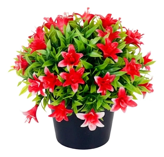 SET 2 PLANTA ARTIFICIAL DECORATIVA ARREGLO FLORAL ADORNO JHN - 1