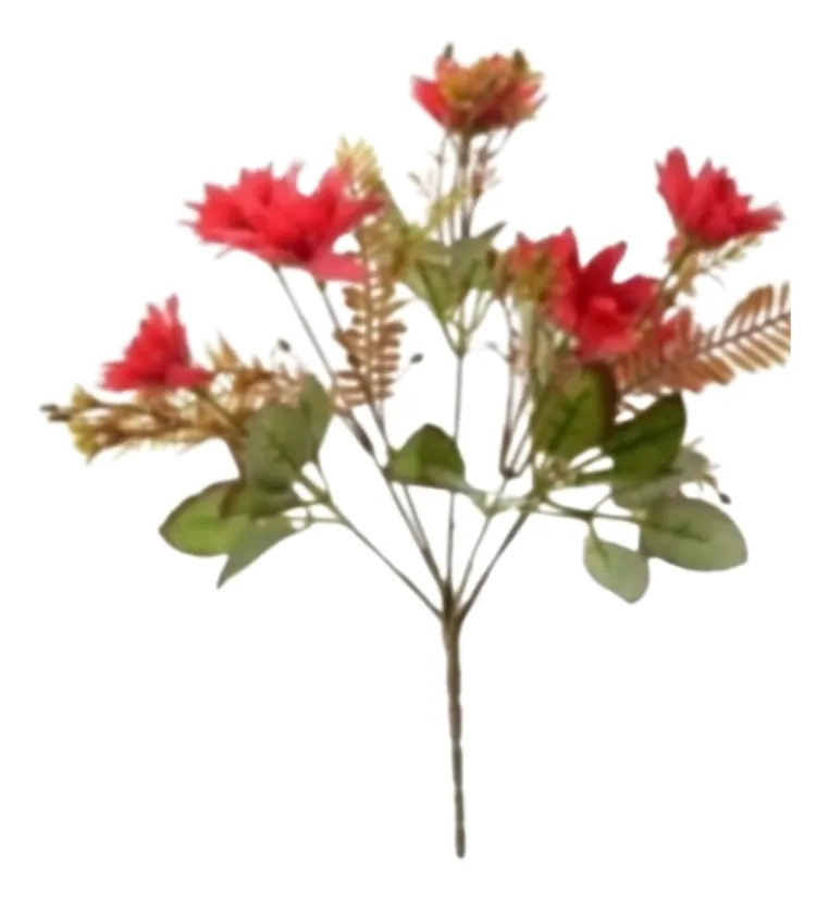 SET 4 RAMO FLORES SILVESTRE MULTICOLOR ADORNO ARTIFICIAL JHN - 1