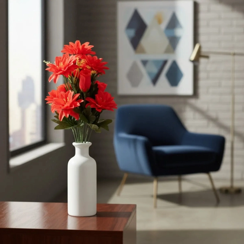 RAMO FLORAL DECORATIVO ARTIFICIAL ORNAMENTAL FRESCURA JHN - 2